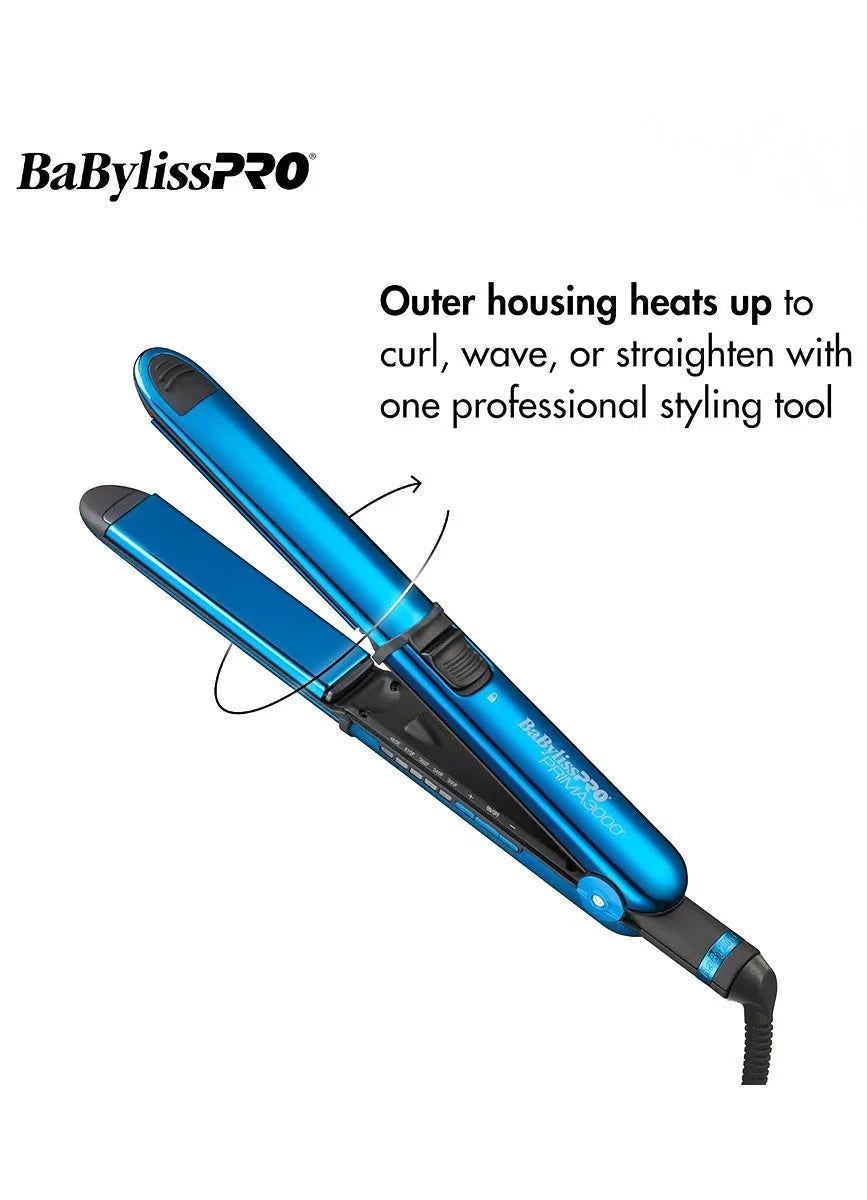 BaBylissPRO Nano Titanium 1 1/4" Extended-Barrel Curling Iron & 1 1/4" Prima 3000 Iron (Limited Edition BNTPP54MB) - product image 5