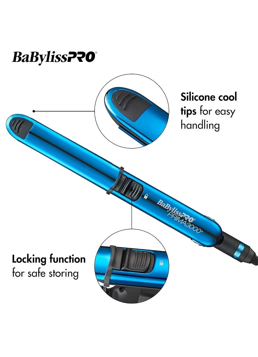 BaBylissPRO Nano Titanium 1 1/4" Extended-Barrel Curling Iron & 1 1/4" Prima 3000 Iron (Limited Edition BNTPP54MB) - product image 7