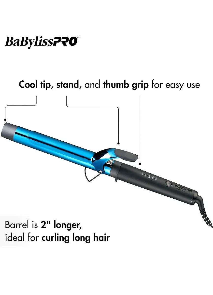 BaBylissPRO Nano Titanium 1 1/4" Extended-Barrel Curling Iron & 1 1/4" Prima 3000 Iron (Limited Edition BNTPP54MB) - product image 10