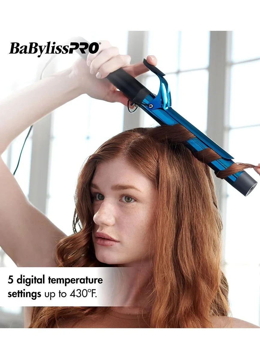 BaBylissPRO Nano Titanium 1 1/4" Extended-Barrel Curling Iron & 1 1/4" Prima 3000 Iron (Limited Edition BNTPP54MB) - product image 2