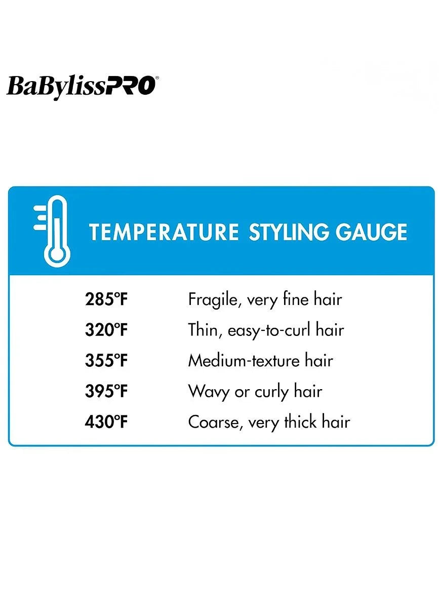 BaBylissPRO Nano Titanium 1 1/4" Extended-Barrel Curling Iron & 1 1/4" Prima 3000 Iron (Limited Edition BNTPP54MB) - product image 3