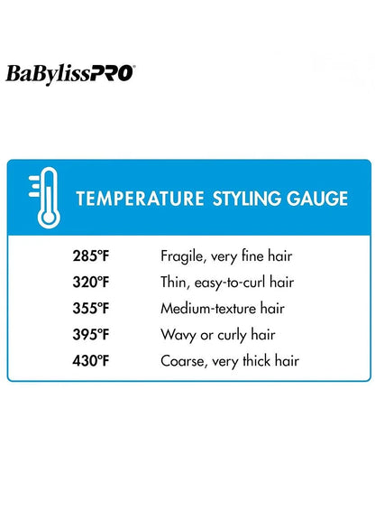 BaBylissPRO Nano Titanium 1 1/4" Extended-Barrel Curling Iron & 1 1/4" Prima 3000 Iron (Limited Edition BNTPP54MB) - product image 3