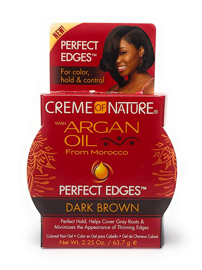 Creme Of Nature Argan Oil Perfect Edges - Dark Brown