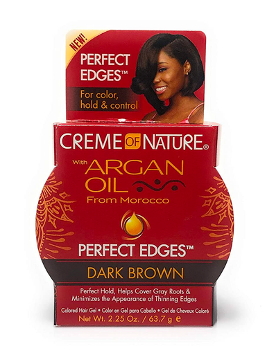 Creme Of Nature Argan Oil Perfect Edges - Dark Brown