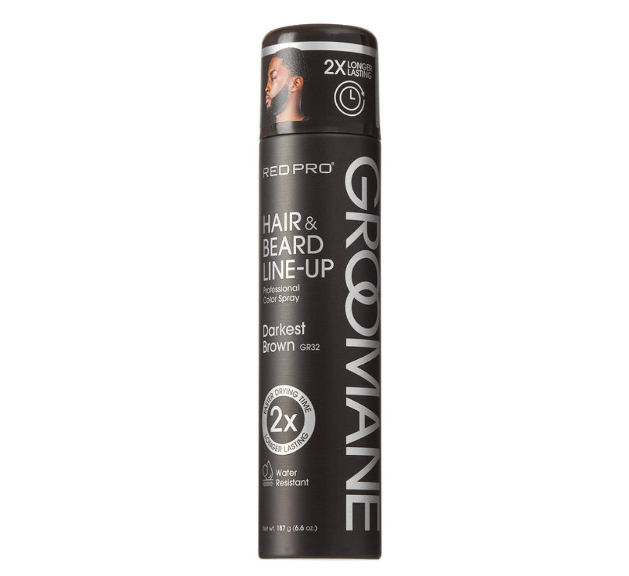 RED Groomane Beard & Lineup Color Spray (6.6oz)