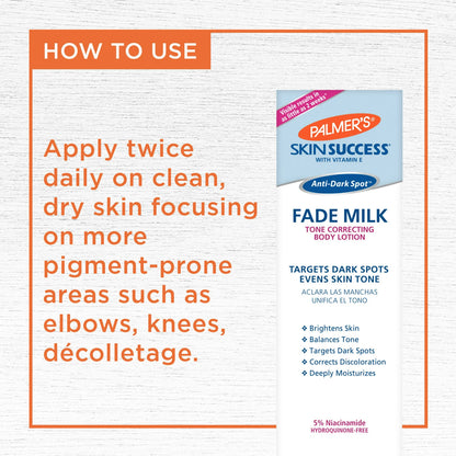 Palmers Skin Success Fade Milk Tone Correcting Body Lotion (8.5 oz)