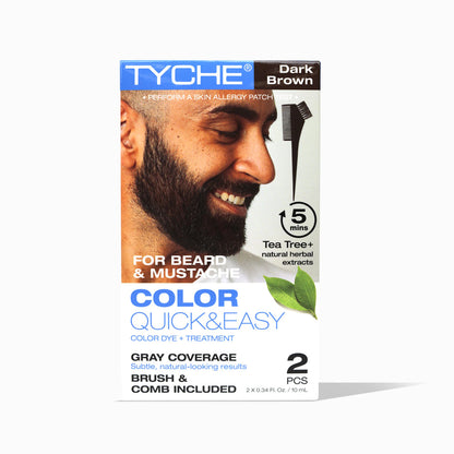 TYCHE Permanent Beard & Mustache Color Quick & Easy