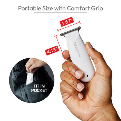 RED  Cordless Rechargeable Mini Trimmer