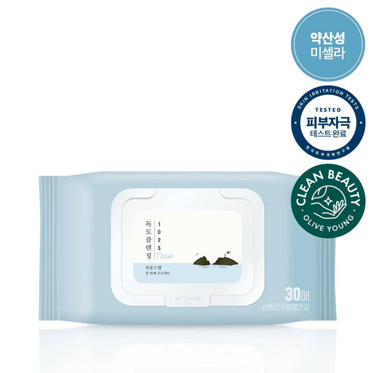 ROUND LAB 1025 Dokdo Cleansing Tissue (30ea)