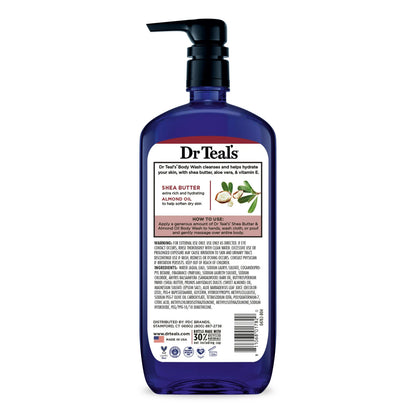 Dr. Teal's Shea Butter & Almond Oil Body Wash with Pure Epsom Salt (24oz)