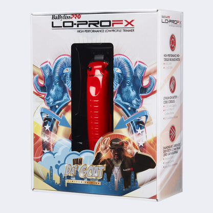 BabylissPro Lo-Pro FX Cordless Trimmer - Limited Edition Influencer Collection - Van DA' Goat (FX726RI)