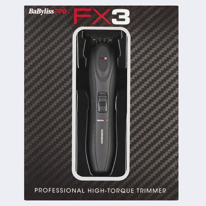 BaByliss PRO FX3 High-Torque Trimmer (Black)