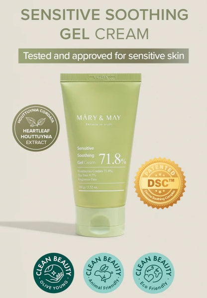 MARY & MAY Sensitive Soothing Gel Cream (3.52oz)
