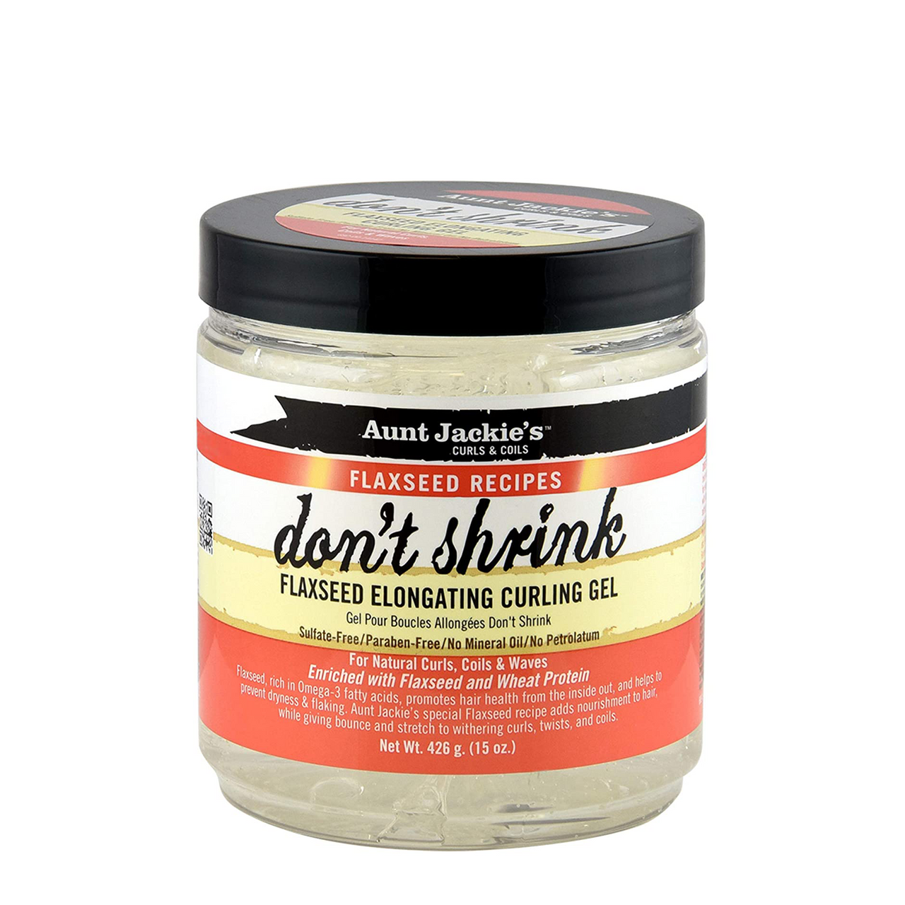 Aunt Jackie's Flaxseed Recipes Don't Shrink Curling Gel