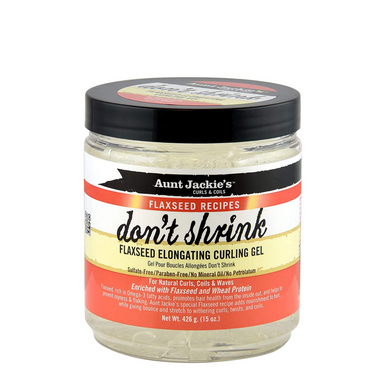 Aunt Jackie's Flaxseed Recipes Don't Shrink Curling Gel