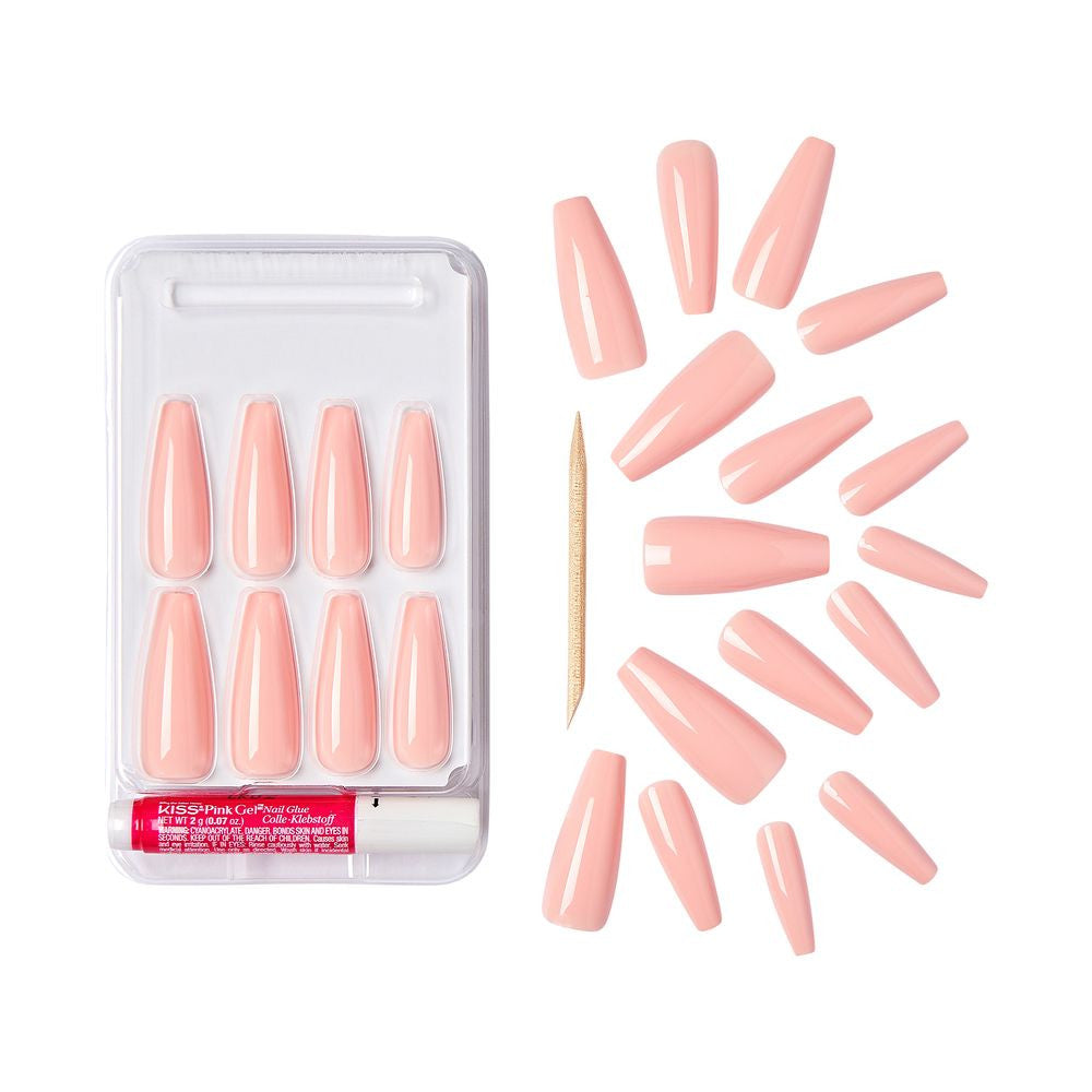 Kiss Gold Finger Solid Color -  Rose
