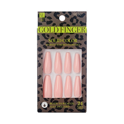 Kiss Gold Finger Solid Color -  Rose