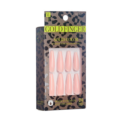 Kiss Gold Finger Solid Color -  Rose