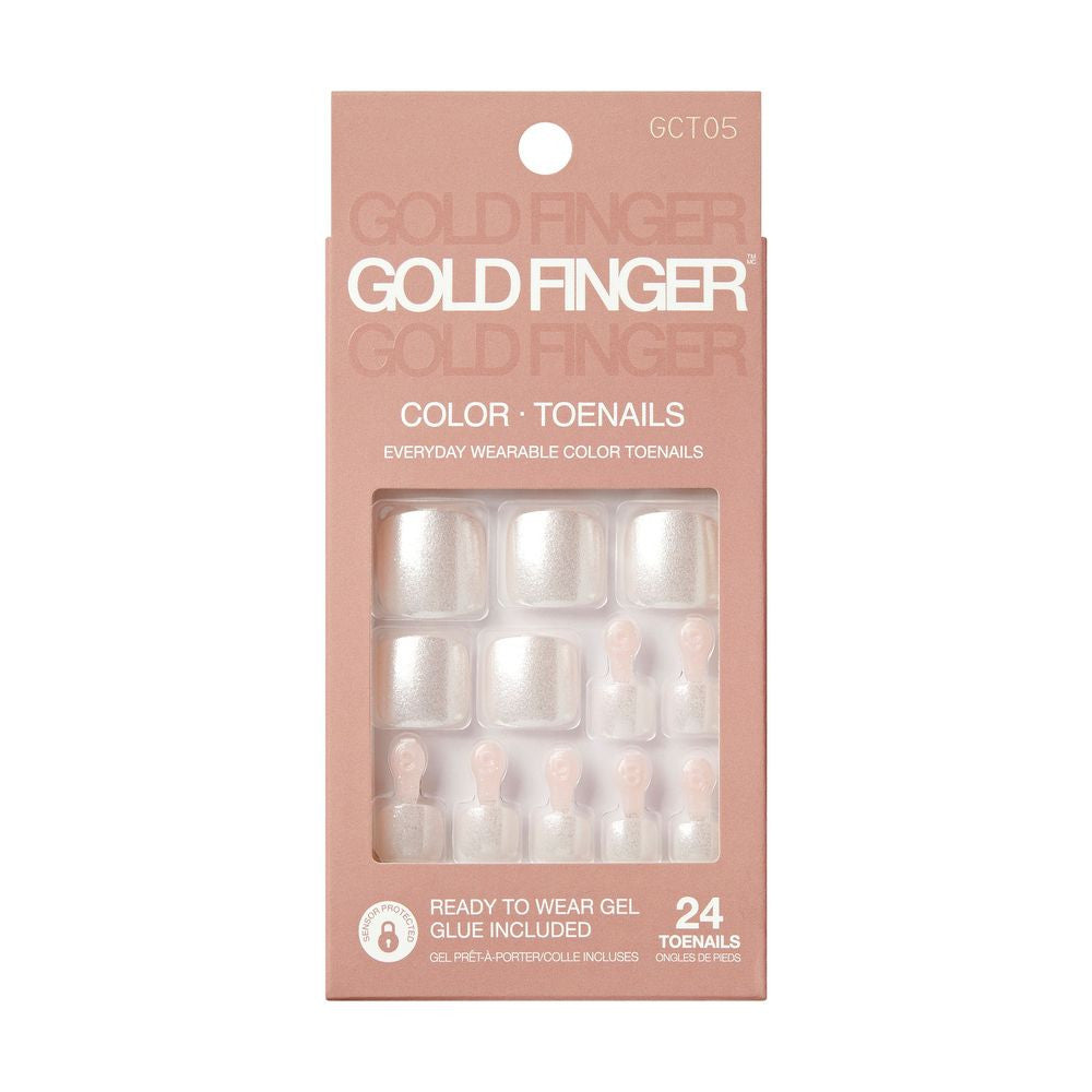 Kiss Gold Finger Solid Color Toenails - WONDERSTRUCK