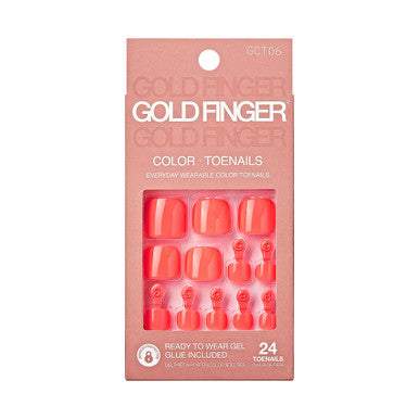 Kiss Gold Finger Solid Color Toenails - STORY LINES