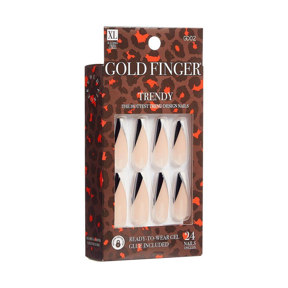 Kiss Gold Finger Trendy Nail - NEVER ENOUGH