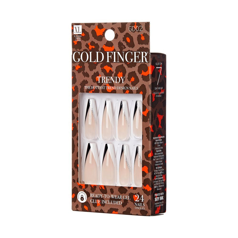 Kiss Gold Finger Trendy Nail - NEVER ENOUGH