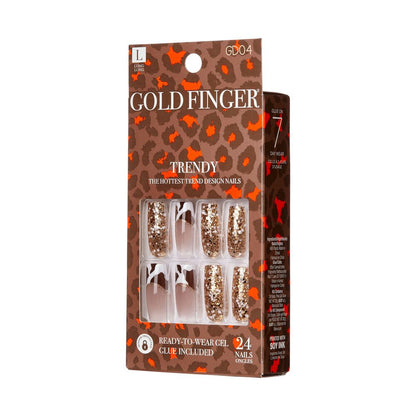 Kiss Gold Finger Trendy Nail - TOTALLY GOT THIS