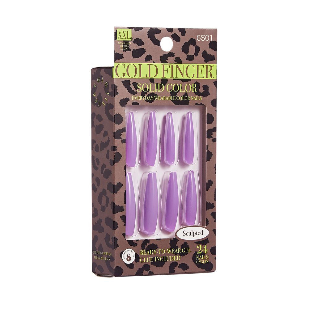 Kiss Gold Finger Sculpted Nail -  ELEVATED