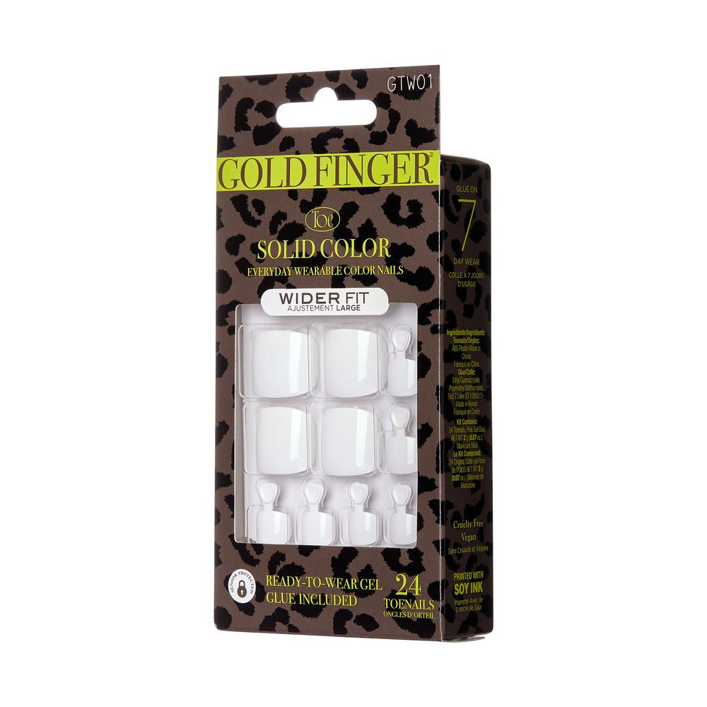 Kiss Gold Finger  Wider Fit Toenails  - SO GOOD