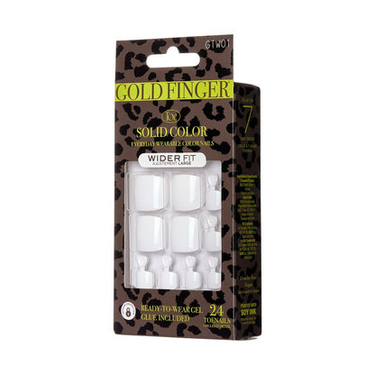 Kiss Gold Finger  Wider Fit Toenails  - SO GOOD