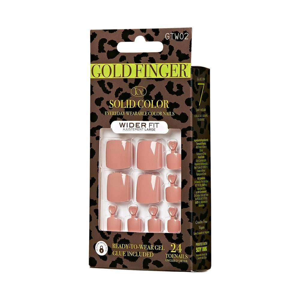 Kiss Gold Finger  Wider Fit Toenails  - SO HAPPY