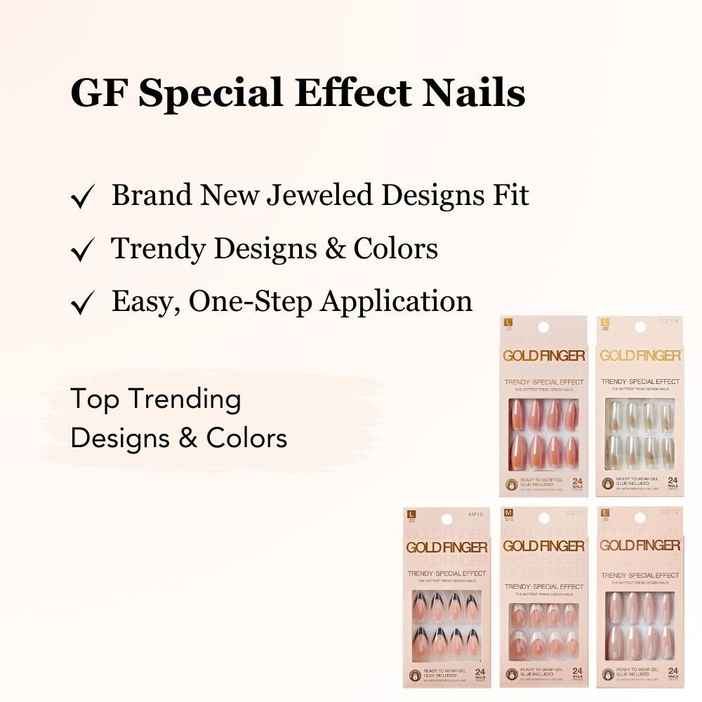 KISS Gold Finger Special Effect Nail - Cure For It
