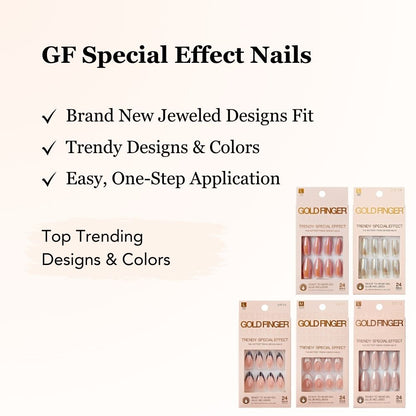 KISS Gold Finger Special Effect Nail - Cure For It