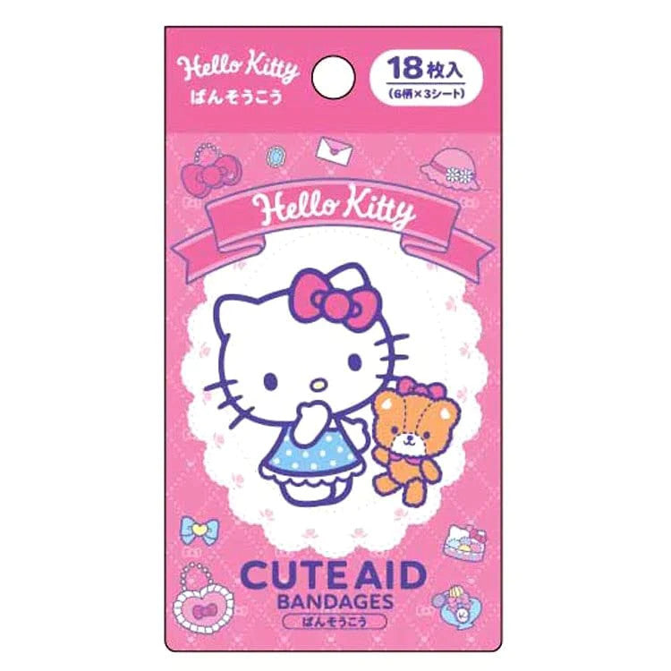 Santan Sanrio Cute Aid Bandages (18pcs)