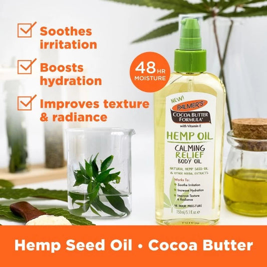 Palmers Hemp Oil Calming Relief Body Oil (5.1 oz)