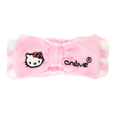 THE CREME SHOP Hello Kitty Perfect Pink Plush Spa Headband