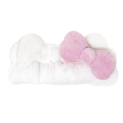 THE CREME SHOP Plush Spa Headband Hello Kitty's Signature Bow (Pink)