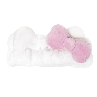 THE CREME SHOP Plush Spa Headband Hello Kitty's Signature Bow (Pink)