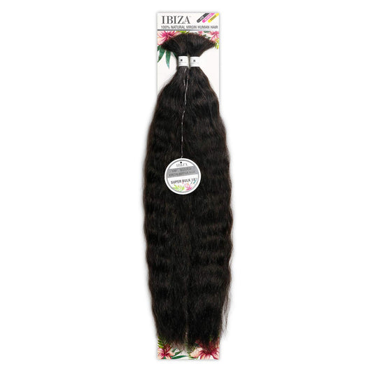 IBIZA 100% Natural Virgin Human Hair - SUPER BULK 18"