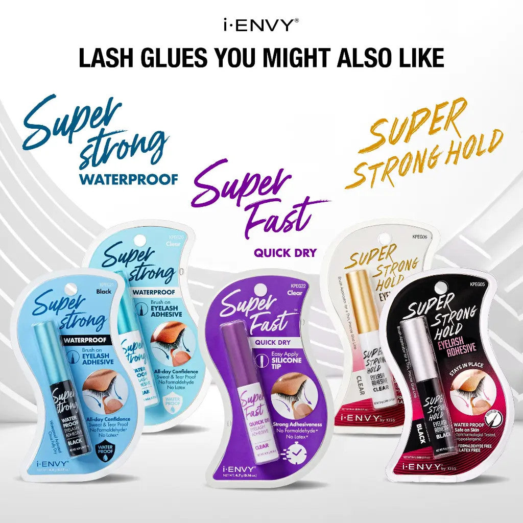 KISS I Envy Super Fast Quick Dry Clear Lash Glue - Clear