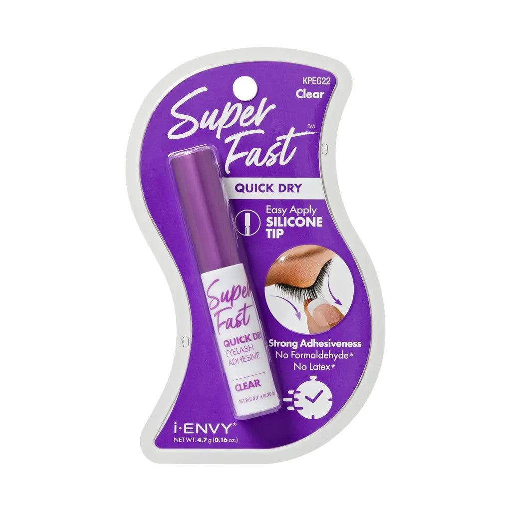 KISS I Envy Super Fast Quick Dry Clear Lash Glue - Clear