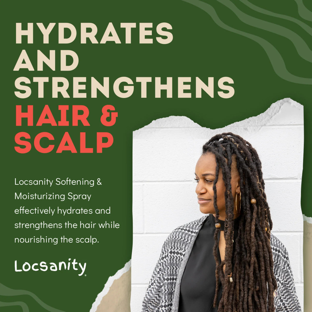 LOCSANITY Passion Fruit Softening and Moisturizing Daily Spray (8 oz)