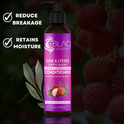 BLAQ Sage & Lychee Repair and Strengthen Conditioner