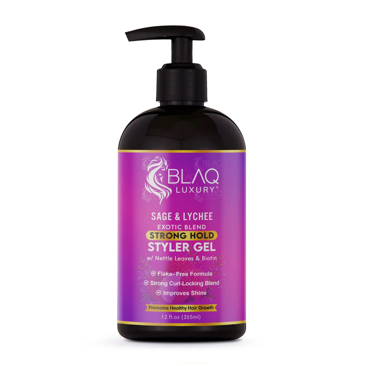 BLAQ Sage & Lychee Strong Hold Styler Gel