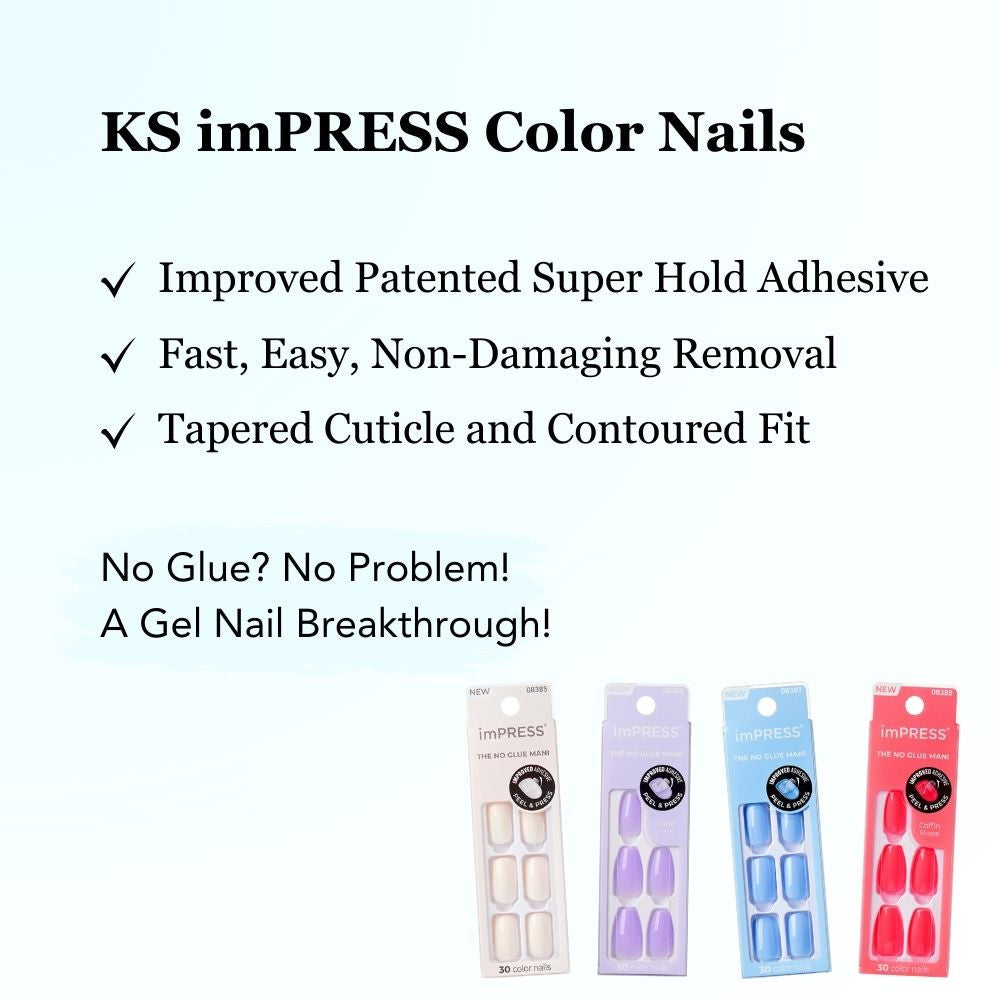 KISS Impress Color MS Nail -  Pebble