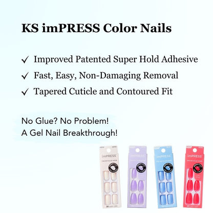 KISS Impress Color MS Nail -  Pebble