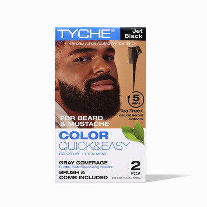 TYCHE Permanent Beard & Mustache Color Quick & Easy