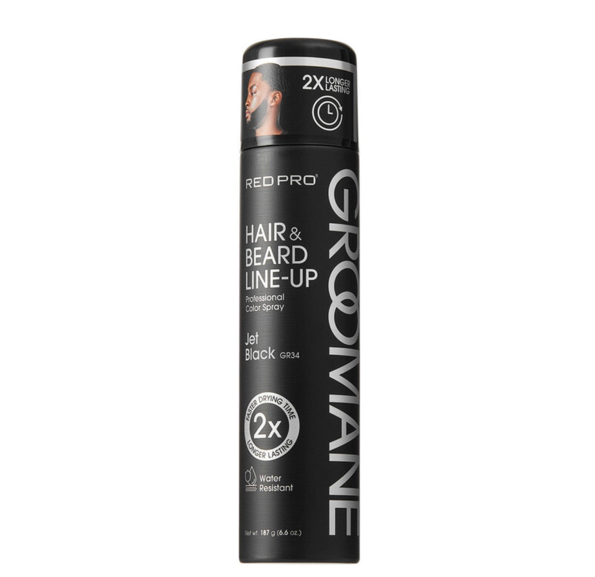 RED Groomane Beard & Lineup Color Spray (6.6oz)