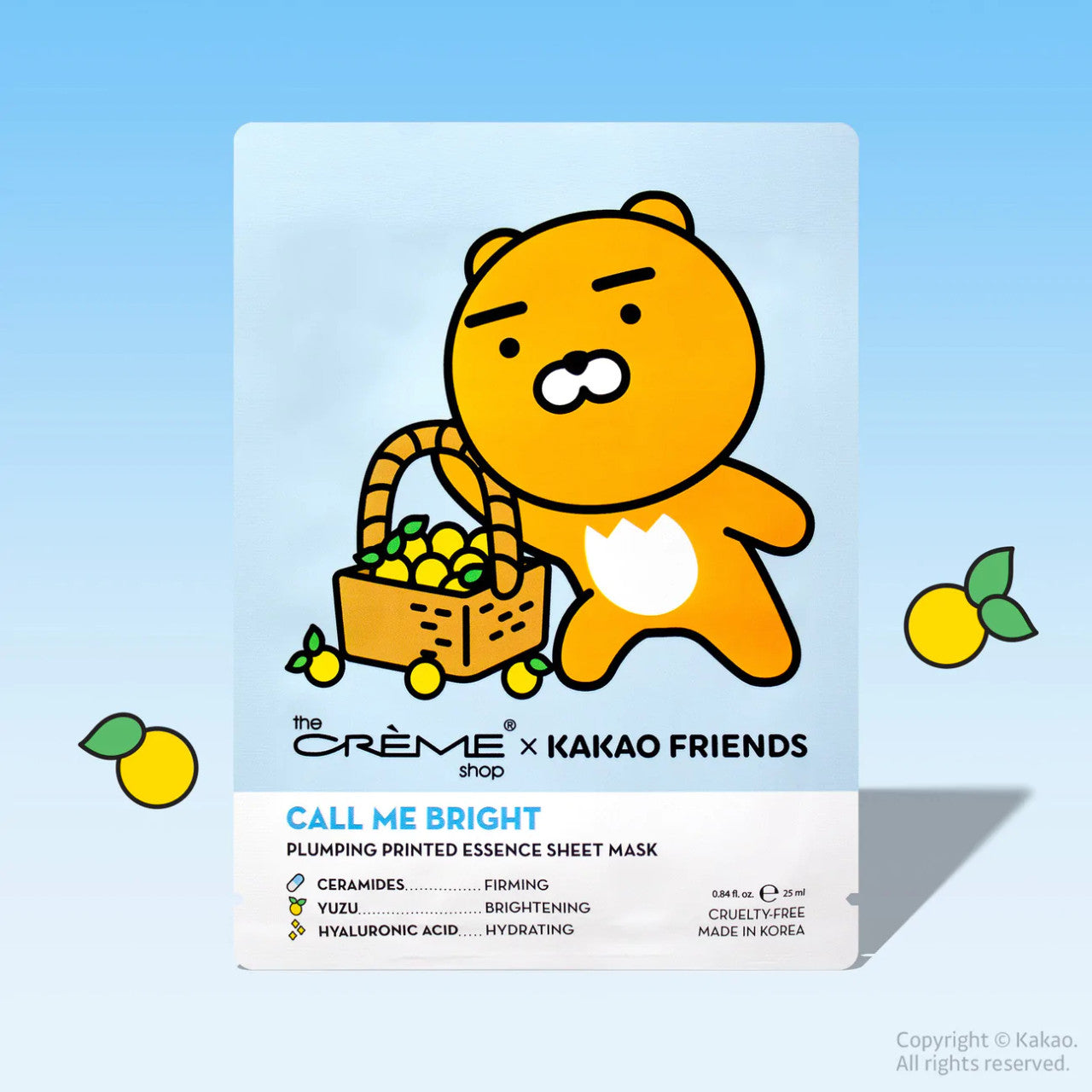 THE CREME SHOP RYAN CALL ME BRIGHT Printed Essence Sheet Mask