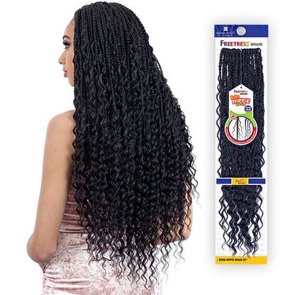 SHAKE N GO Freetress Braid Synthetic Crochet Hair - Boho Hippie Braid 22"